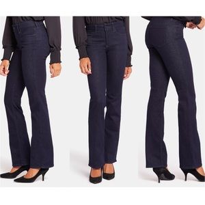 NYDJ Not Your Daughters Jeans, Size 6, Dark Wash Denim, Bootcut Straight Stretch